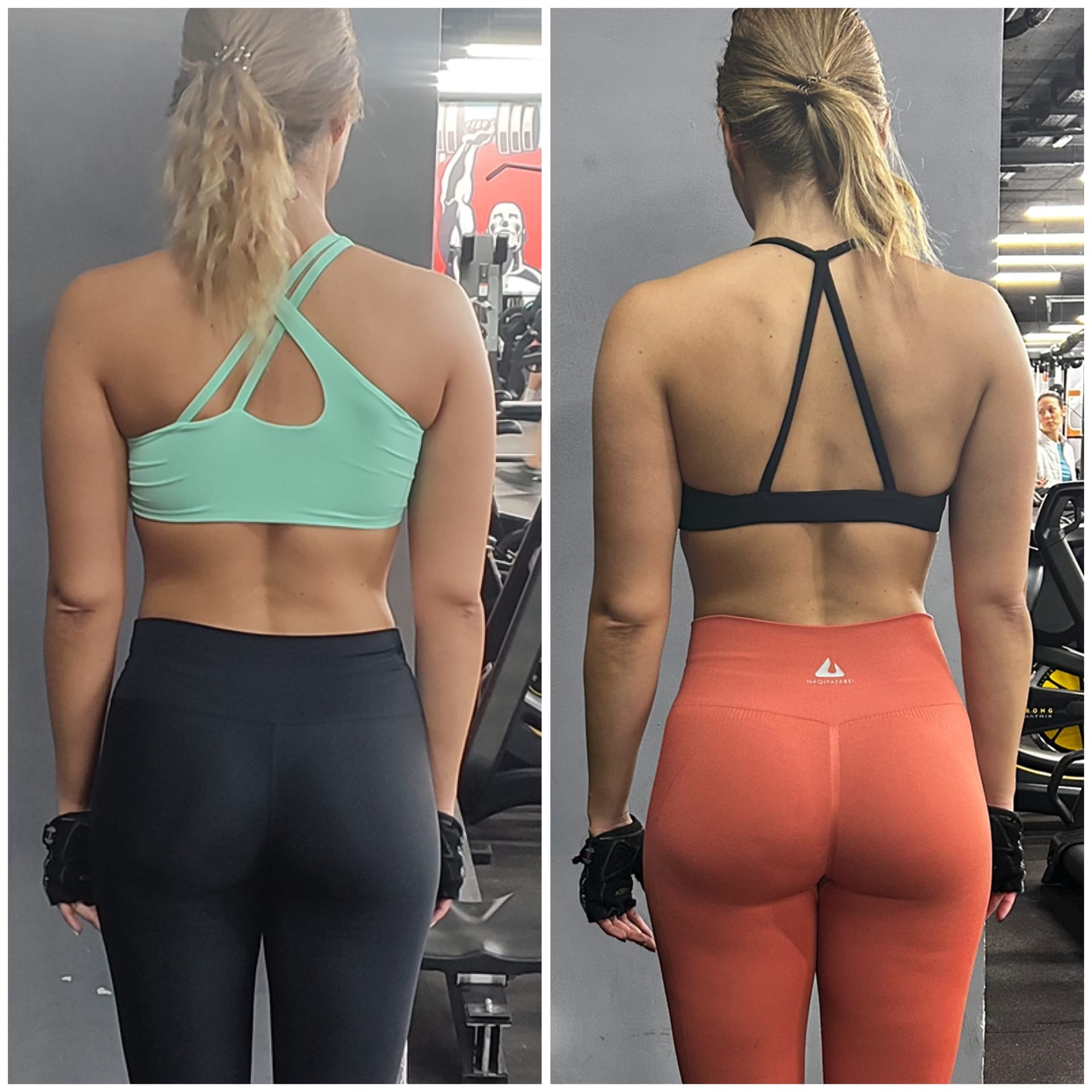 Toniranje tela - pre i posle