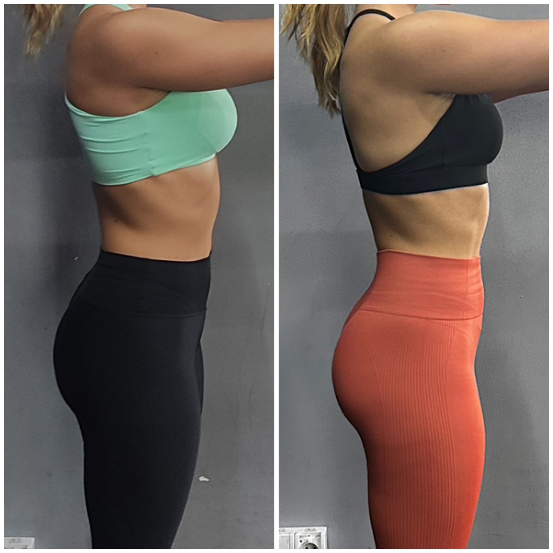 Rekomp tela - pre i posle