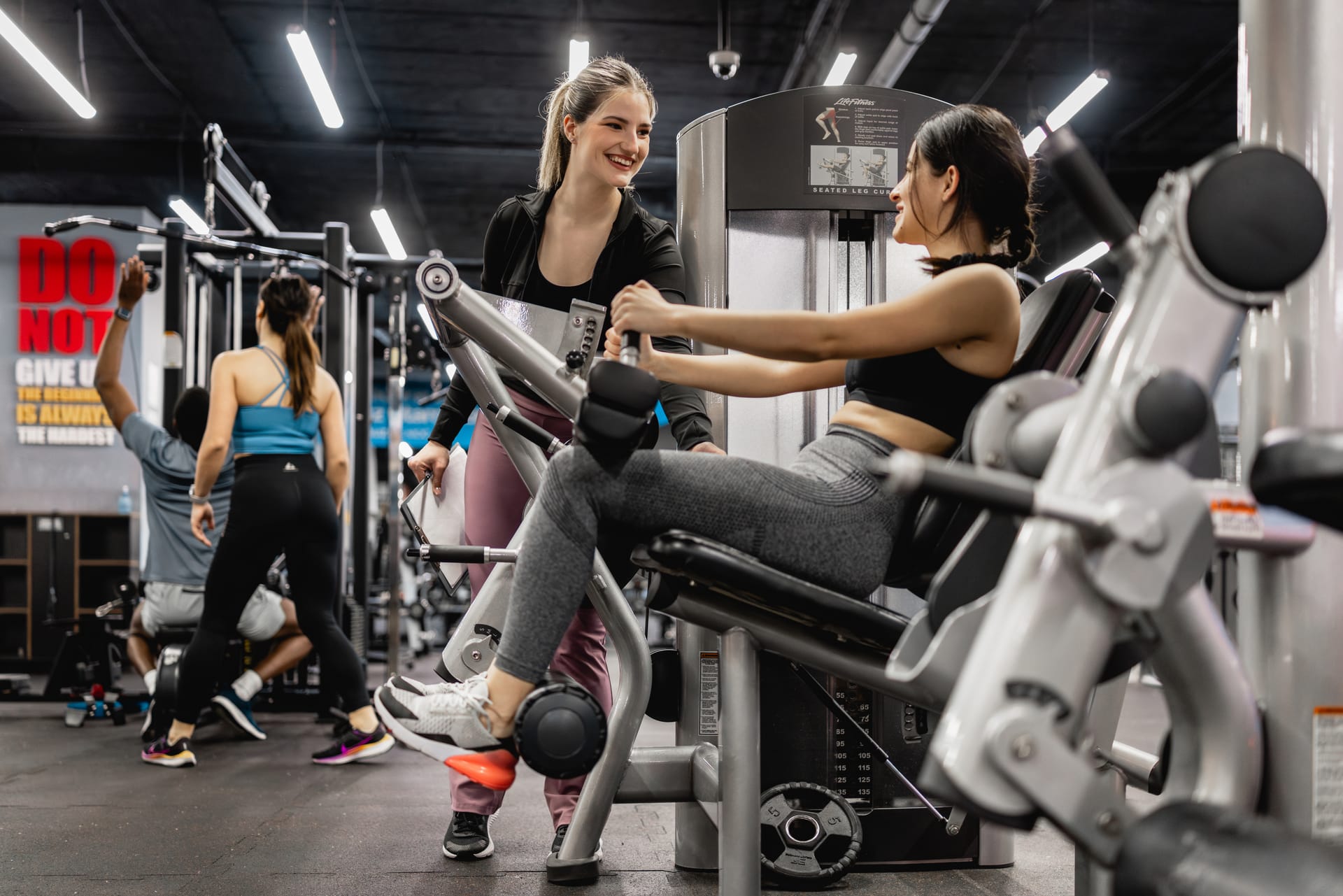 Bilja Vučetić tim trenera u teretani